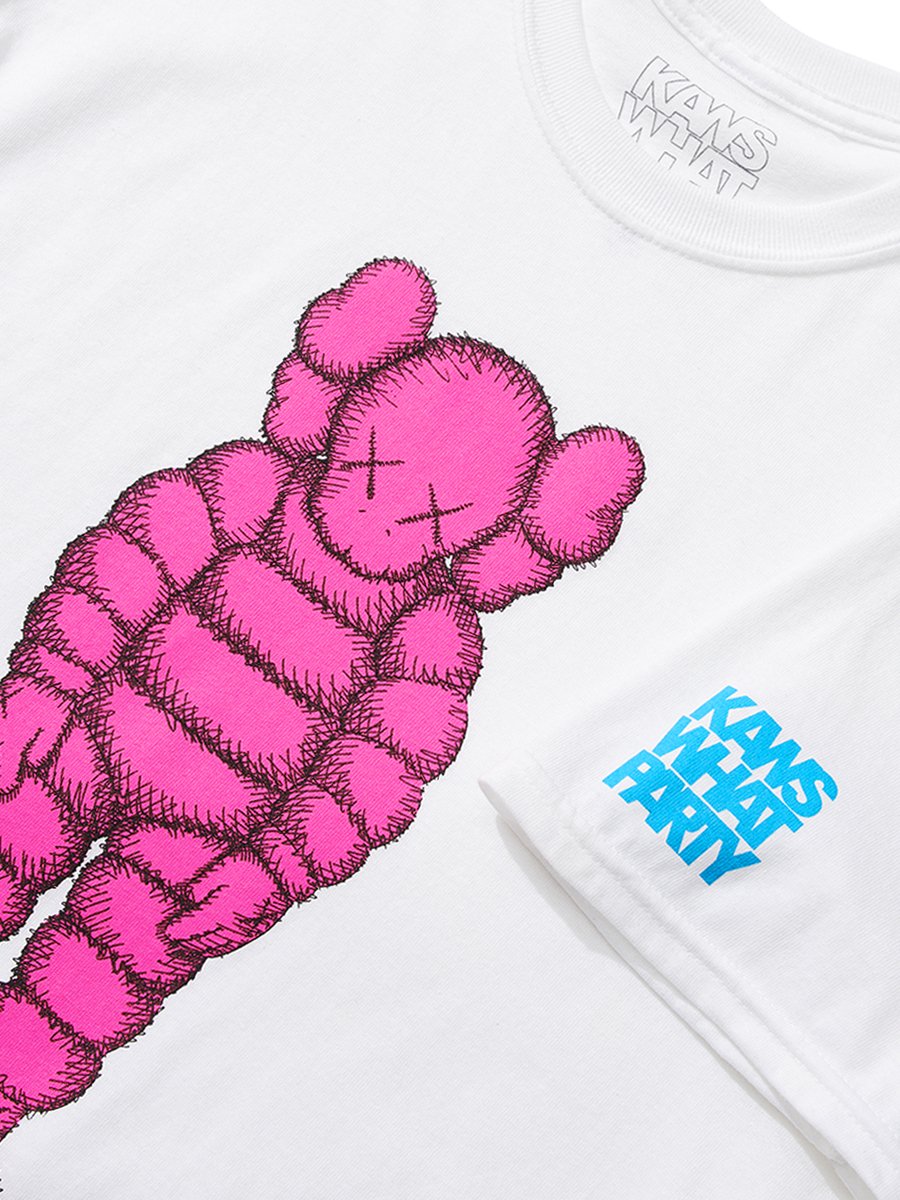 Kaws Brooklyn What The Party Pink