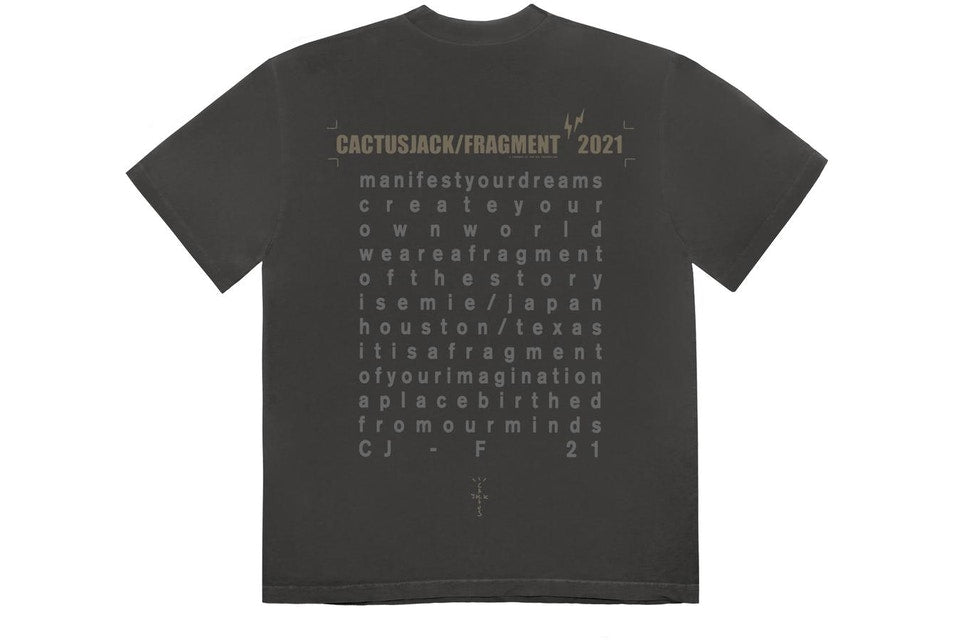 Travis Scott Cactus Jack For Fragment Create T-shirt