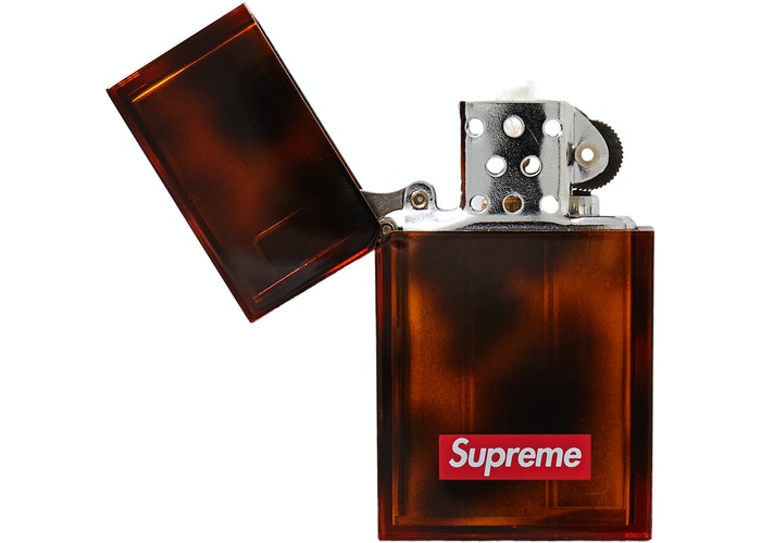 Supreme Tsubota Pearl Hard Edge Lighter Tortoise